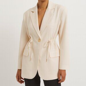 NEW Oak + Fort oversized blazer spring coat (fits S-M, waist thinning design)